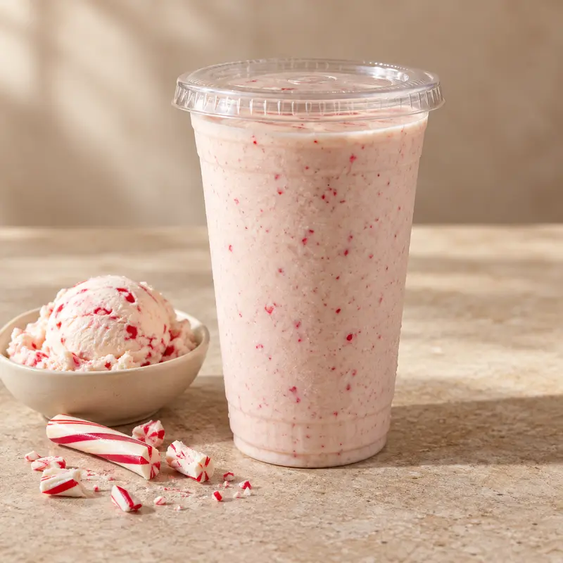 Peppermint Stick Shake — illustrative recipe-based image
