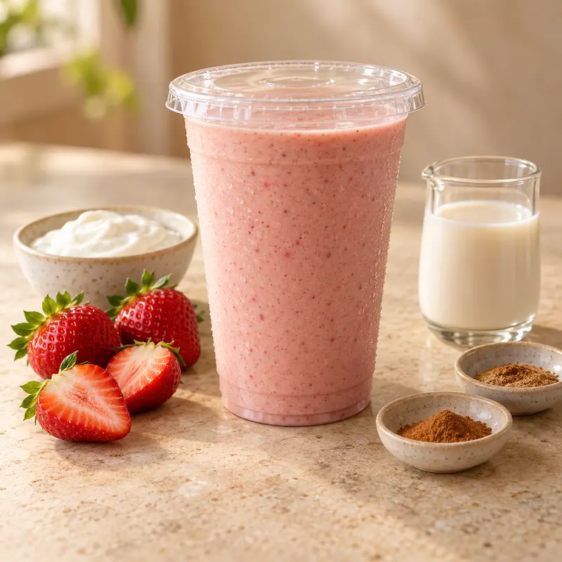 Strawberries and Cream — illustrative recipe-based image