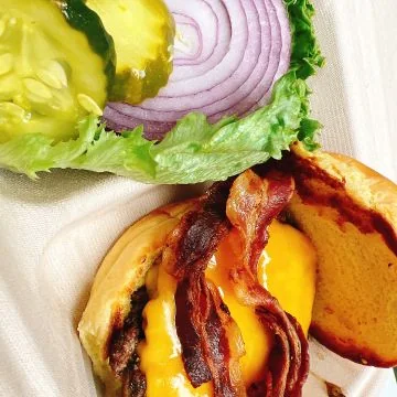 The Bacon Cheddar Burger